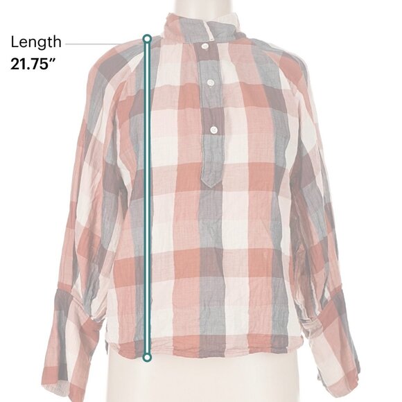 Very Good condition - Joie Size M 3/4 sleeve blouse - Picture 5 of 6